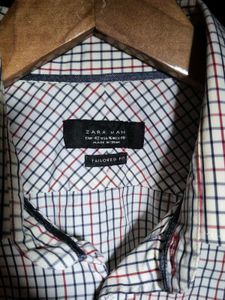Zara Men's Checked Tailored fit Shirt