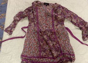 Bohemian Floral Print Kurta