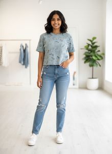 Cute Penguin Print T-Shirt