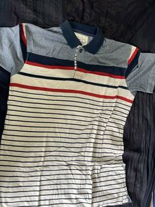 Striped Polo T-Shirt