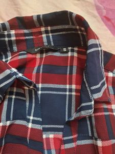 buy 1 get one free on shirts Red &amp; Black Plaid Sh