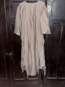 Embroidered Kurta suit set with pant and dupatta