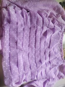 Purple Crop Top