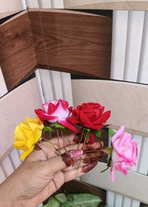 Artificial Roses - Pink &amp; Red