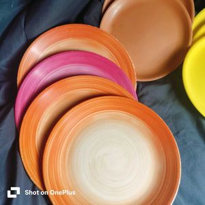 9 Vibrant Melamine Dinner Plates