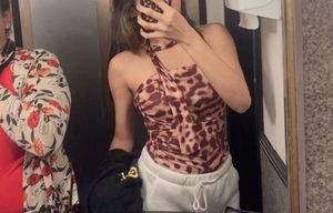 Leopard Print Tube Top