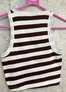 Striped Cropped Tank Top