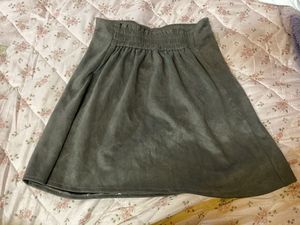 Grey Trendy Girly Skirt