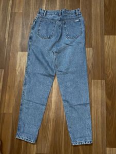 Light Wash High-Waisted Mom Jeans