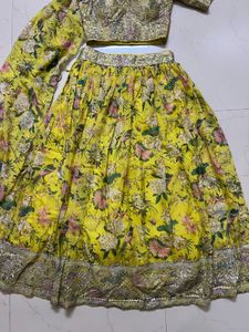 Vibrant Floral padded Lehenga Choli Set