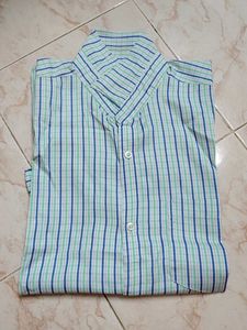 New L size Classic Plaid Men's Shirt