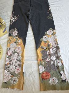Floral Print Yoga Pants