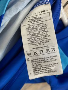 Adidas Blue Striped Soccer Jersey