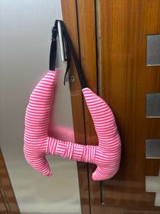Cute Pink Striped Baby Carrier