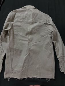 Original Imported ZARA Overshirt–Vintage Stone B