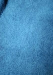 Blue Fuzzy Knit Top