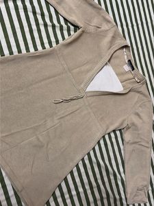 Chic Beige Knit Sweater