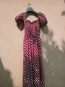 Maroon Dress
