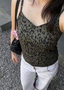 🐆🪩 Y2K Leopard Print Camisole Top 🪩🐆