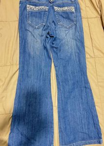 Embellished Flare Jeans