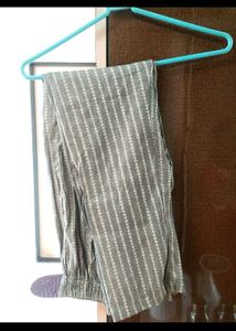 Classic Grey Geometric Print Kurta