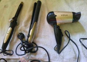 Vega Hair Styling Set - Dryer, Straightener, Curle