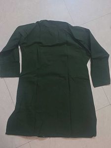 Green Elephant Print Kurta