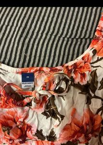 Floral Print Sleeveless Top