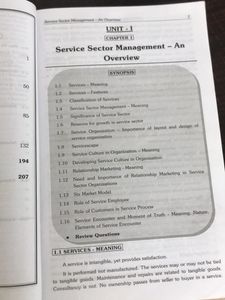 TYBMS Service Sector Management HRM Book