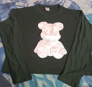 Graphic Print Long Sleeve Top