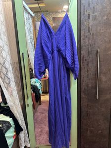 Vero Moda Marquee Purple Pleated Maxi Dress