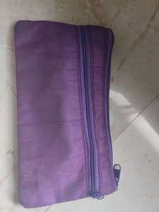 Embroidered Brocade Pouch