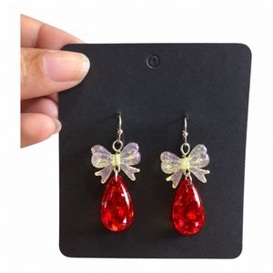 Cute Bow Teardrop Earrings