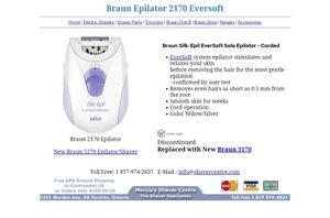 Braun Silk epil epilator hair remover