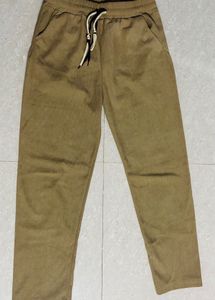 Comfortable Brown Drawstring Pants