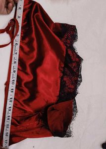Satin Lace Pajama Set