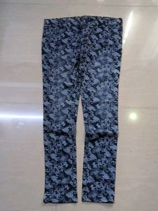 Stylish Printed Denim Jeans