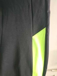 Gymwear Stylish Black &amp; Neon Track Pants