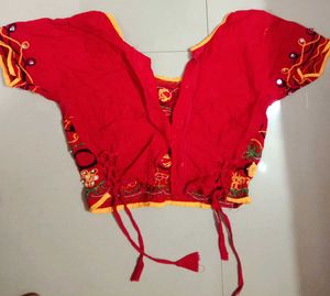 Maroon Chaniya Choli Set