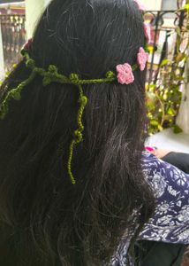 Handmade Crochet Flower Hairband