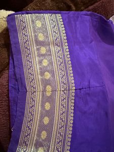 Vibrant Purple Silk Blouse