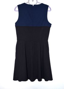 Chic Two-Tone Sleeveless Dress