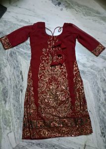 Maroon Kurti
