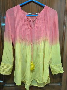 Ombre Semi Sheer Top 🌅