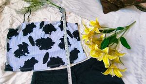 Very Amazing Tube Top With H&amp;M Shorts