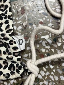 Leopard Print Drawstring Backpack