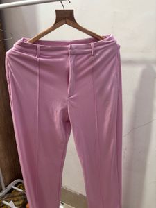 Chic Pink Cropped Blazer &amp; Pants Set