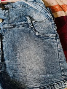Denim High Waist Shorts