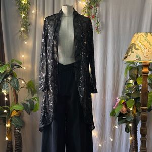 Sequence Black Sheer shrug