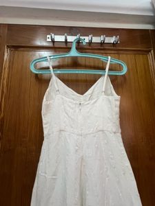 Off White Cotton Jumpsuit